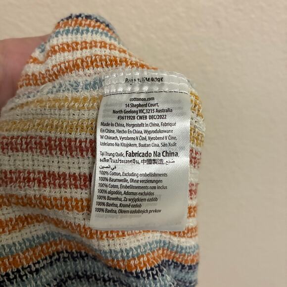 Cotton On Knitted Button Down Top Mens Size S - Picture 6 of 7